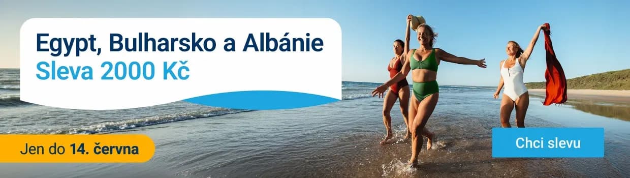 Invia sleva 2000 Kč na dovolenou